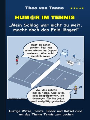 cover image of Humor im Tennis "Mein Schlag war nicht zu weit, macht doch das Feld länger!"